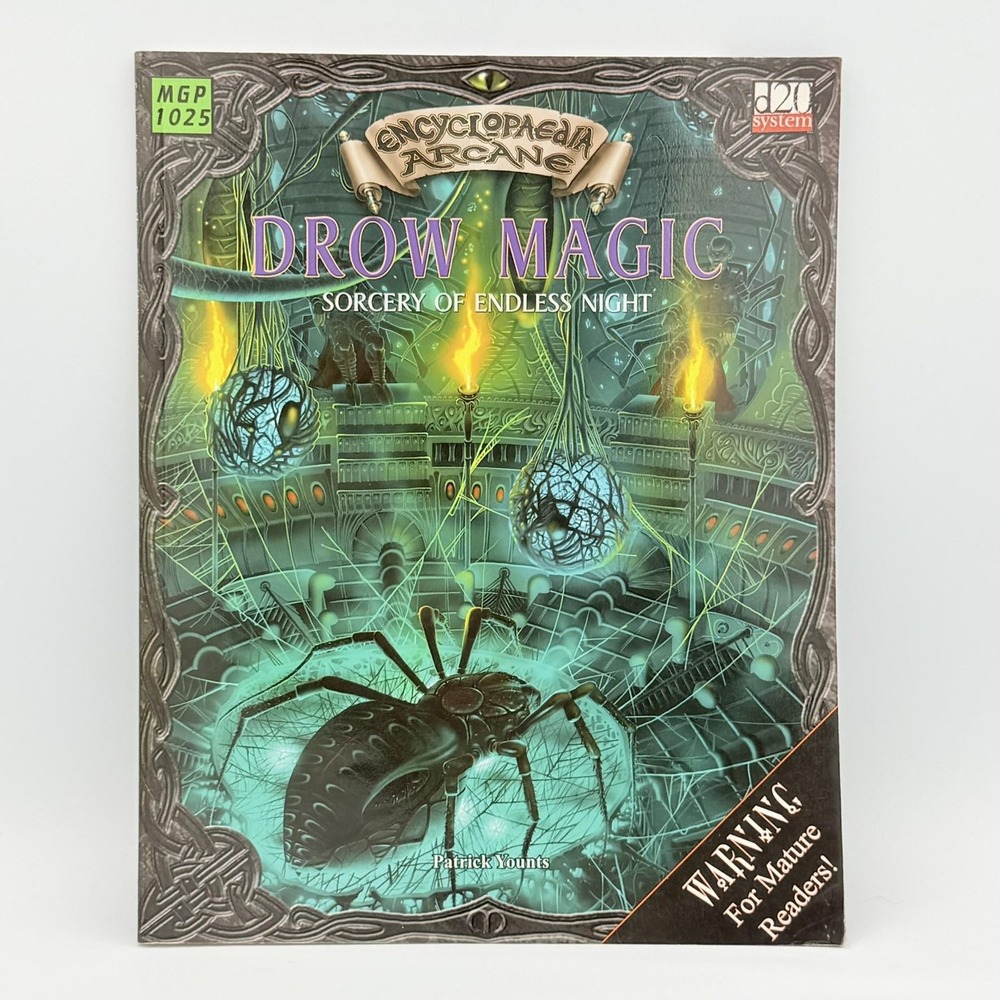 Encyclopaedia Arcane Drow Magic Patrick Younts D20 RPG Sourcebook PB Rulebook